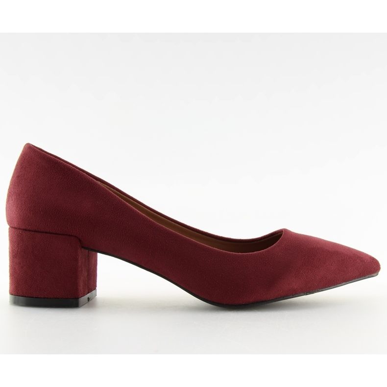 Pumpe na visoku petu maroon 5186 Wine Red II-GAT crvena