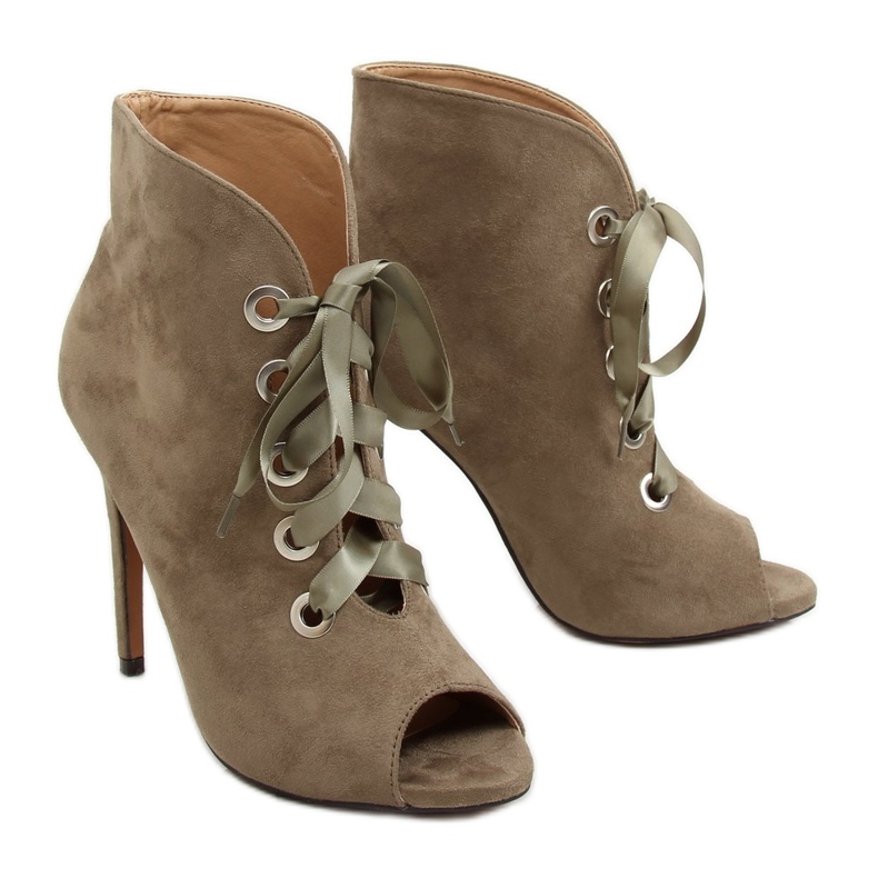 Zelene cipele s otvorenim prstima 680-32 Zelene zelena