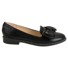 Forever Folie Crna balerina s mašnom crno