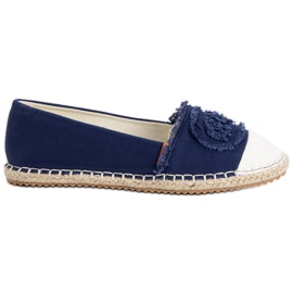 McKey Modne espadrile plava tamnoplava