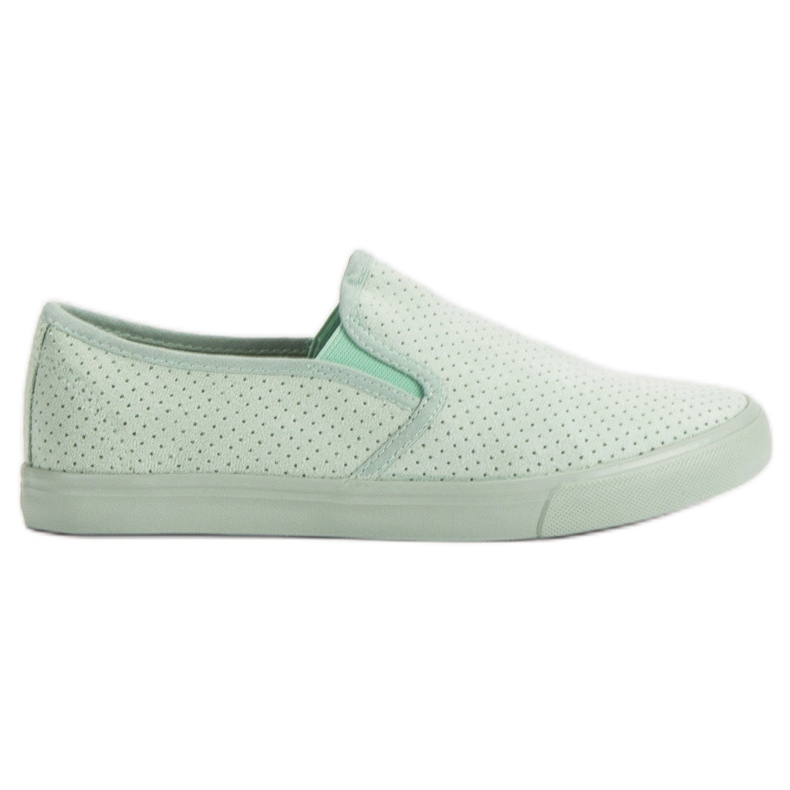 Suede Slip On Tenisice zelena