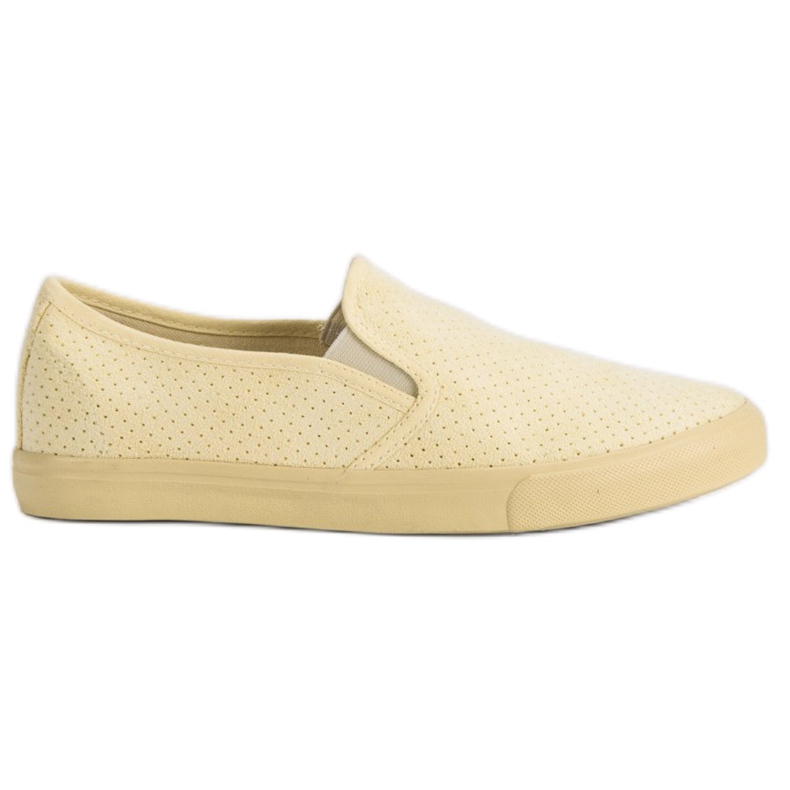 Suede Slip On Tenisice žuta boja