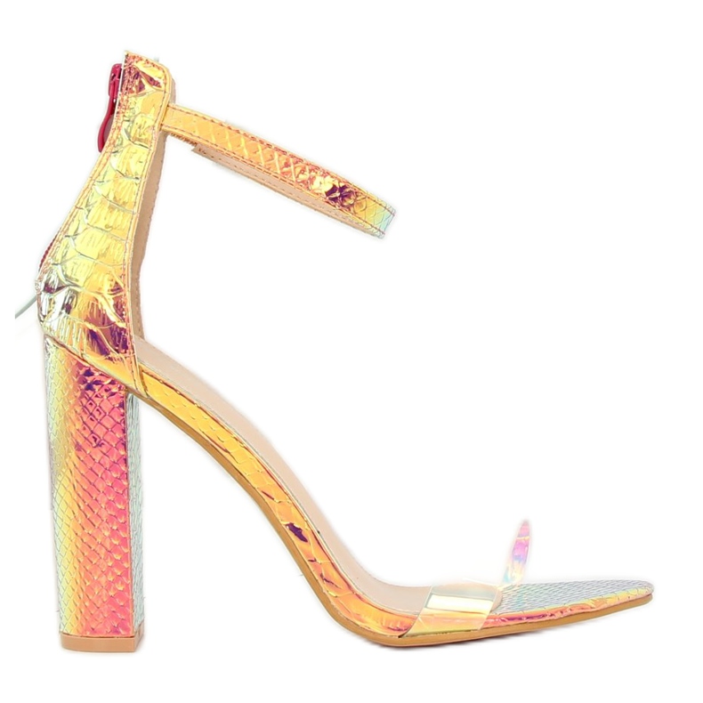 Sandale benzinska zlatna boja BD344 Gold