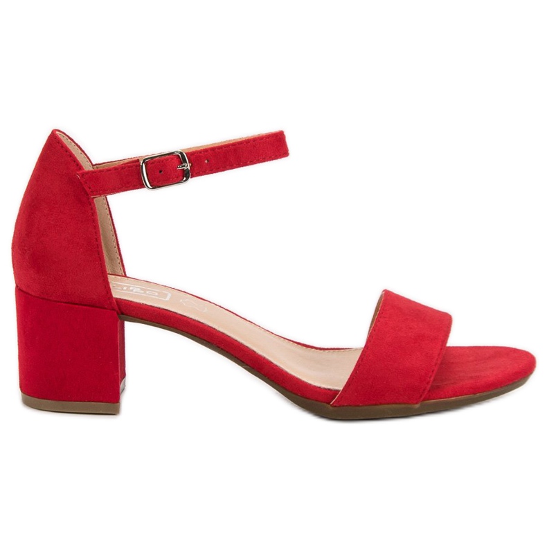 Filippo Crvene sandale na štiklu crvena