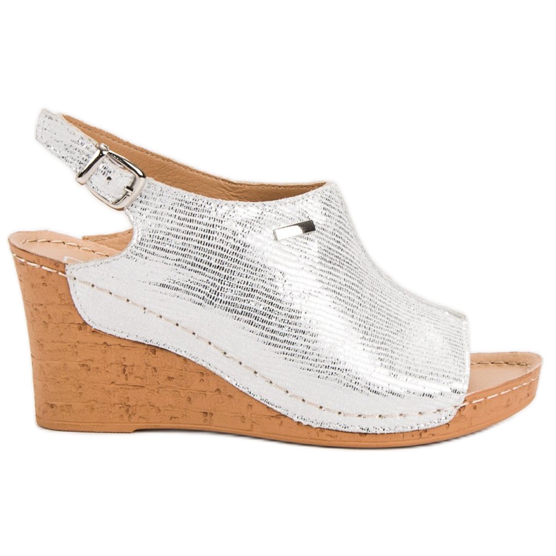 Filippo Lagane sandale na klin siva