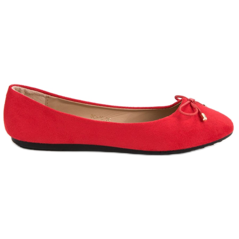 Balerine od antilopa s mašnom crvena