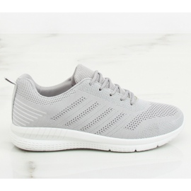 BOK-1181 Srebrno sive sportske cipele siva