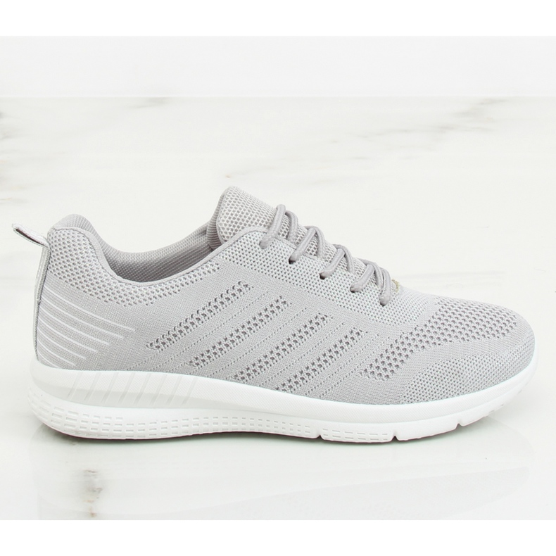 BOK-1181 Srebrno sive sportske cipele siva