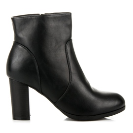 Super Mode Udobne čizme na post crna