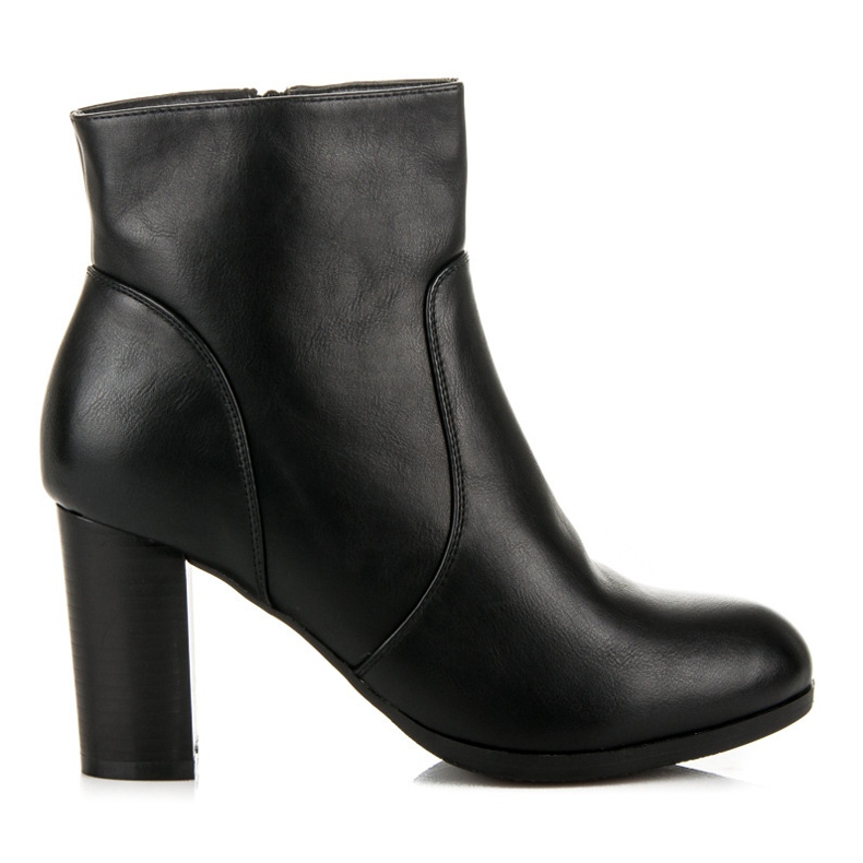 Super Mode Udobne čizme na post crno