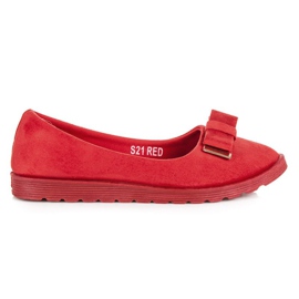 Balerine od antilopa s mašnom crvena