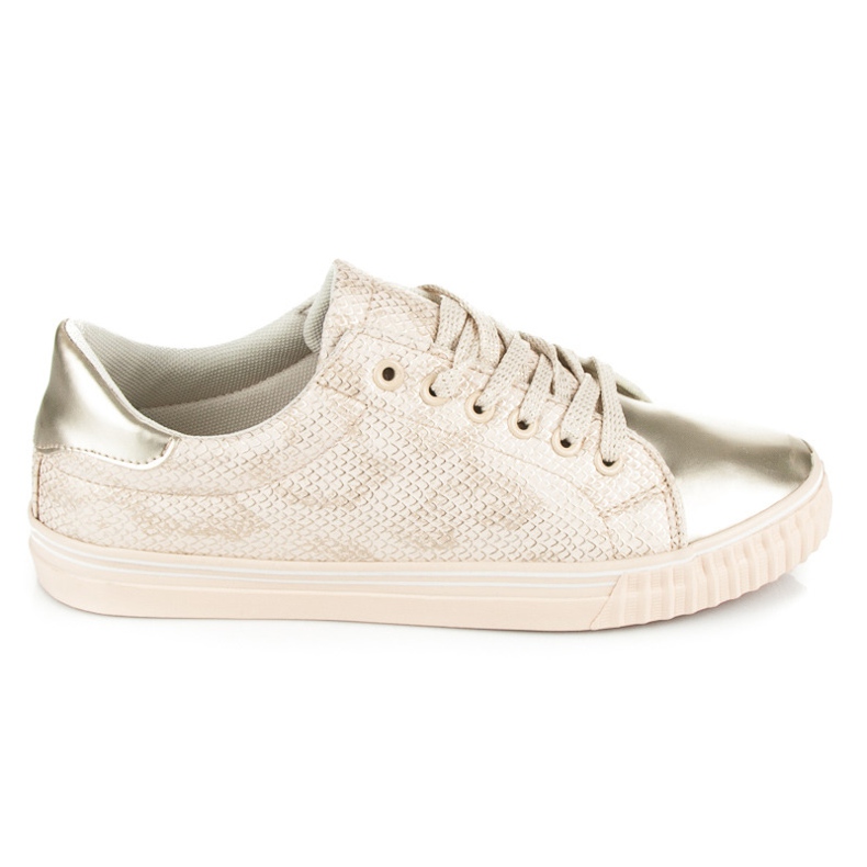 Tenisice sa sjajnim nožnim prstom smeđa