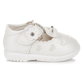 Papuče u srcima bijela