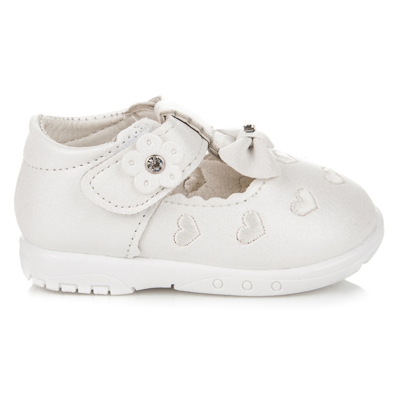 Papuče u srcima bijela