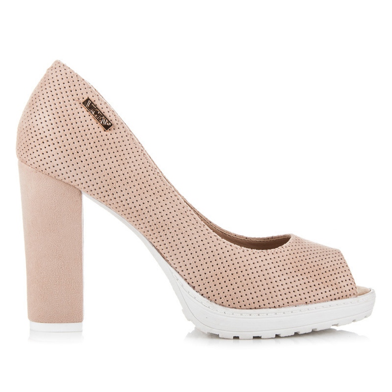 Vices Pumpe s otvorenim prstima od antilopa smeđa