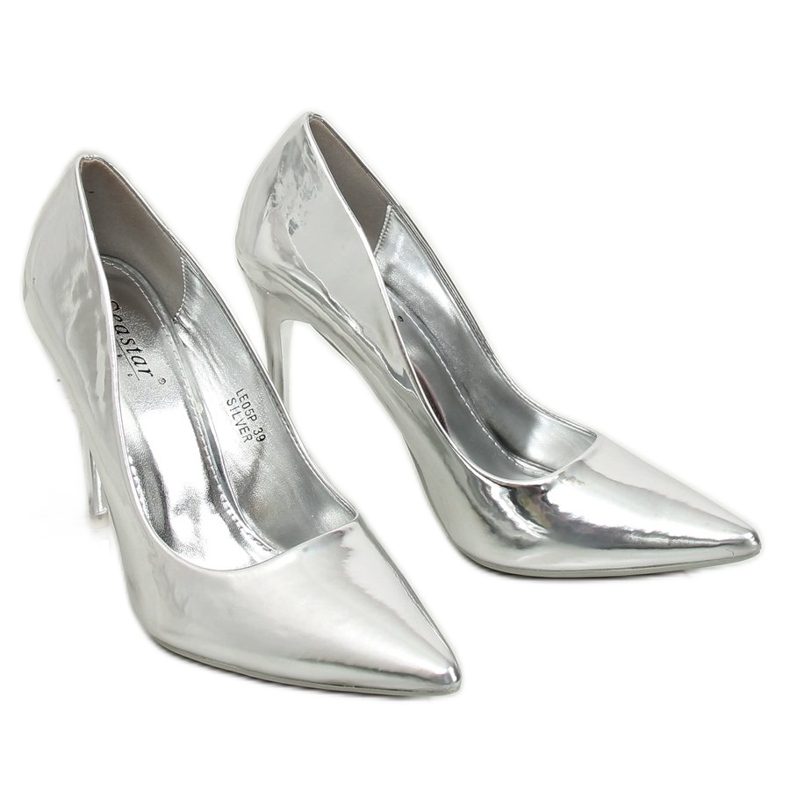 Srebrne metalne igle LE05P Srebro siva