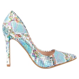 Plavi klinčići od zmijske kože NF-42P Plavi plava višebojan