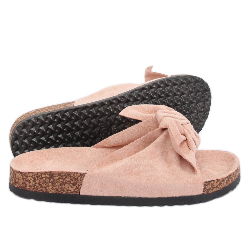 Ružičaste papuče od antilopa CK02P ružičasta