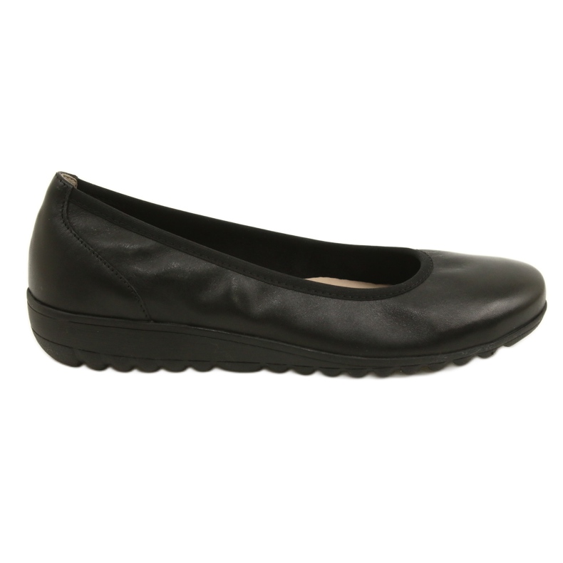 Caprice Black Nappa Balerina 9-22161-28 crno