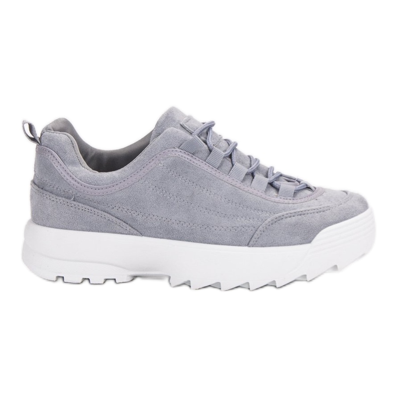 Tenisice na platformi siva