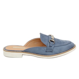 F9375 Mokasine plave papuče plava