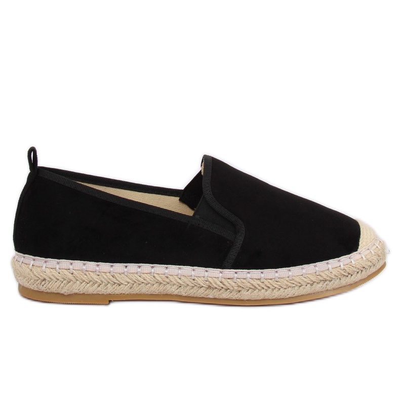 Crne espadrile 1768-11 Crne crno