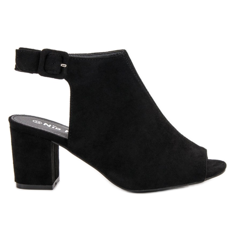 Nio Nio Sandale izgrađene na šanku crno