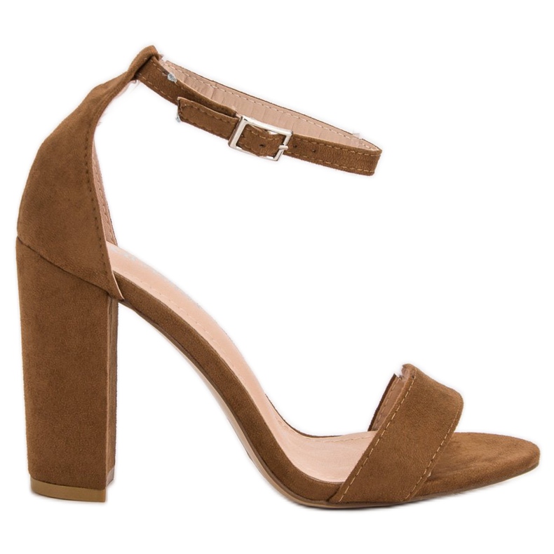 Ch. Creation Camel sandale na šanku smeđa