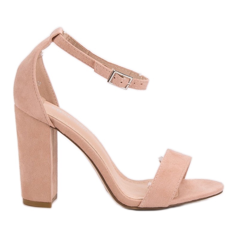 Ch. Creation Ružičaste sandale na šanku ružičasta