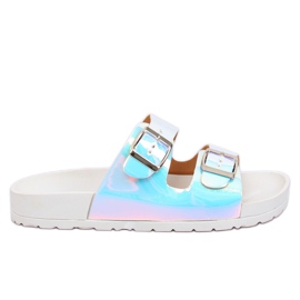 Bijele benzinske papuče BG28P Bijele bijela