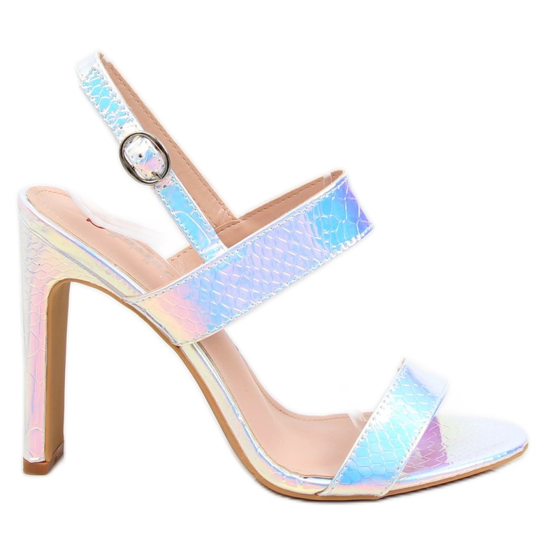 Sandale u boji benzina NF-41P srebrna siva