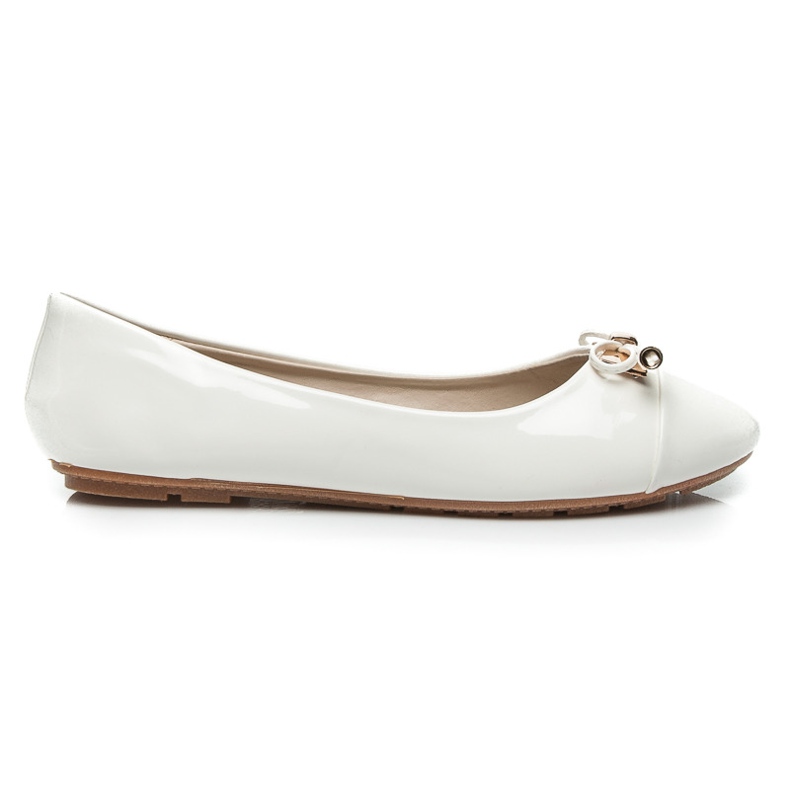 Fgm Paris Lakirane balerine bijela