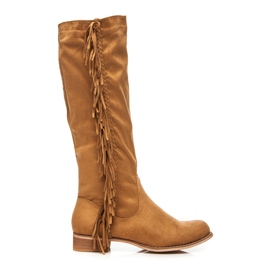 Top Or Čizme od antilopa smeđa