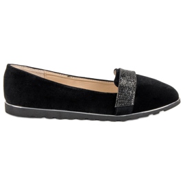 Balerine od velura crna