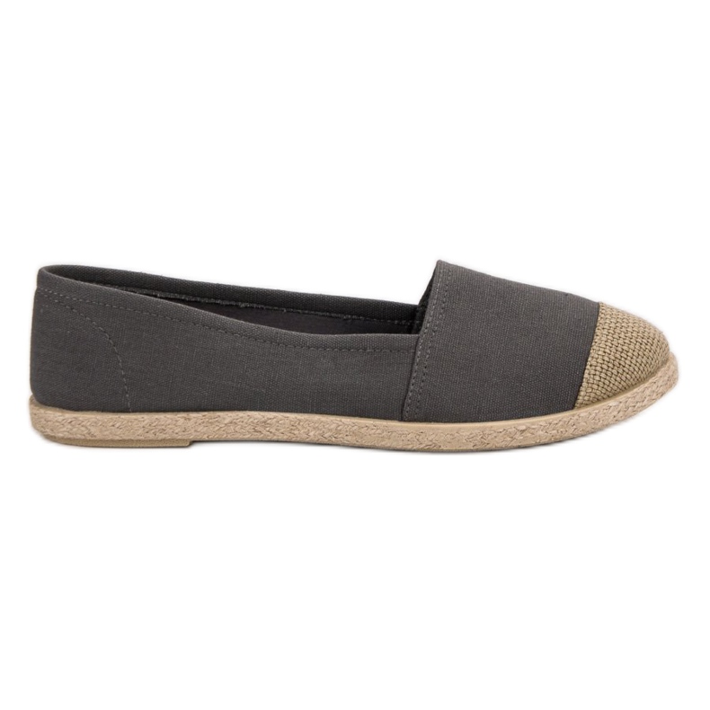Modne sive espadrile siva