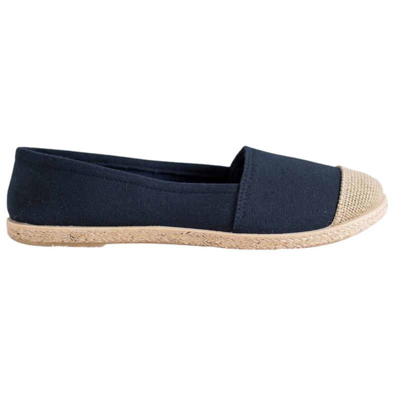 Trendi tamnoplave espadrile plava
