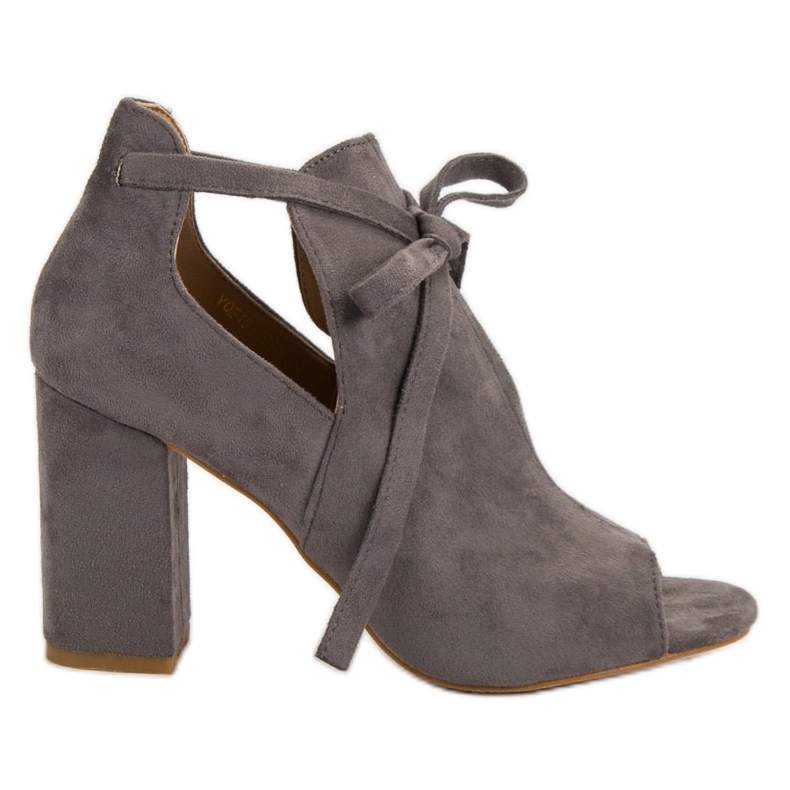 Vinceza Sandale izgrađene na šanku siva