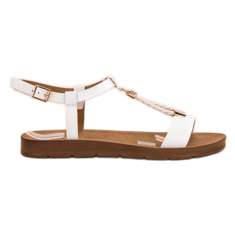 Filippo Modne bijele sandale bijela