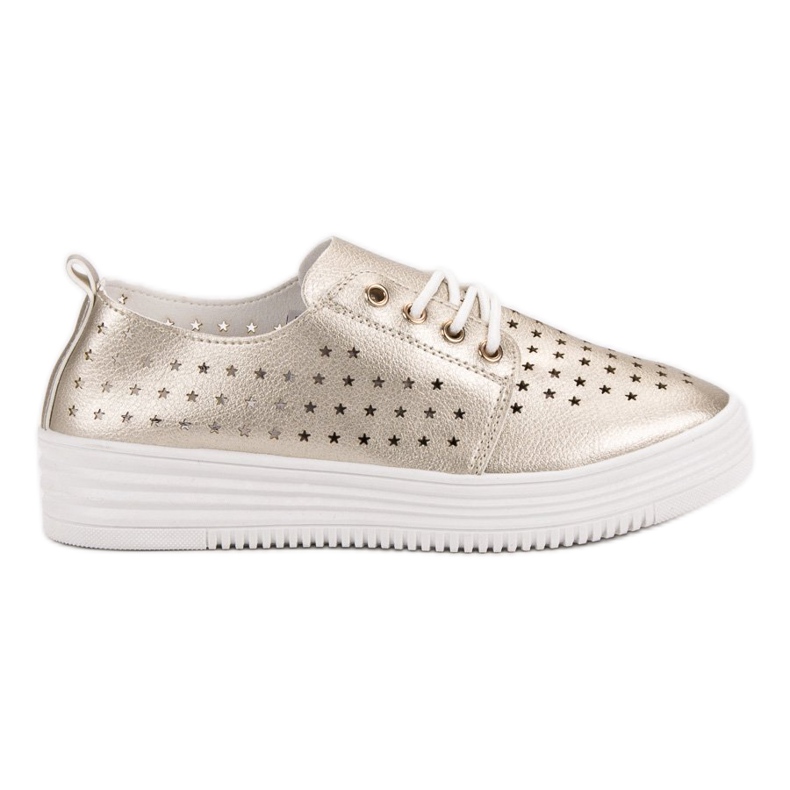 Zlatne ažurne tenisice zlatna