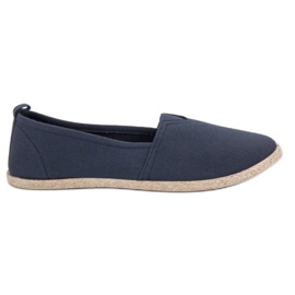 Navy Blue Slip On Tenisice plava tamnoplava