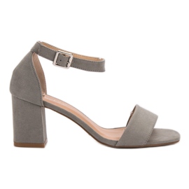 Sandale od antilopa na baru VINCEZA siva