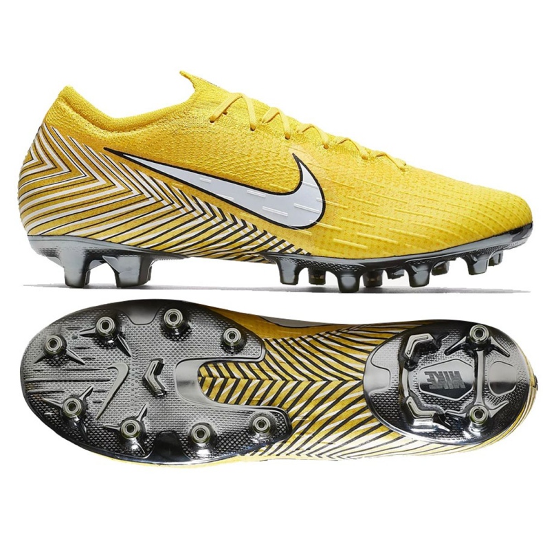 Nike Mercurial Vapor 12 Elite Neymar AG-Pro M AO3128-710 nogometne cipele žuta boja žuta boja