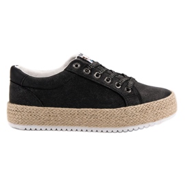Betler Modne tenisice Espadrilles crna