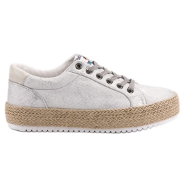 Betler Modne tenisice Espadrilles siva