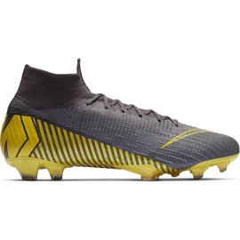 Nike Mercurial Superfly 6 Elite Fg M AH7365-070 nogometne cipele crna siva