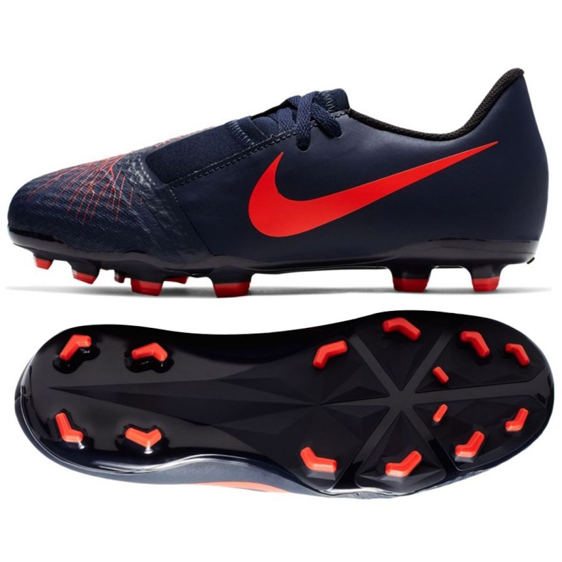 Nike Phantom Venom Academy Fg Jr AO0362-440 nogometne cipele raznobojna mornarsko plava