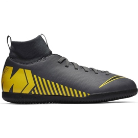 Unutarnje cipele Nike Mercurial Superfly X 6 Club Ic Jr AH7346-070 crna siva