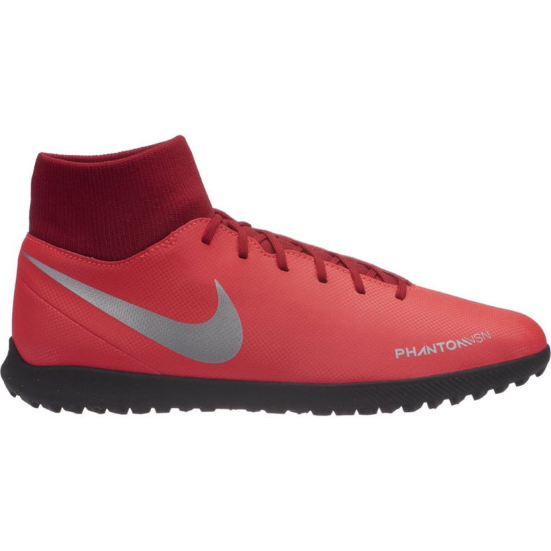 Nike Phantom Vsn Club Df Tf M AO3273-600 nogometne cipele raznobojna crvena