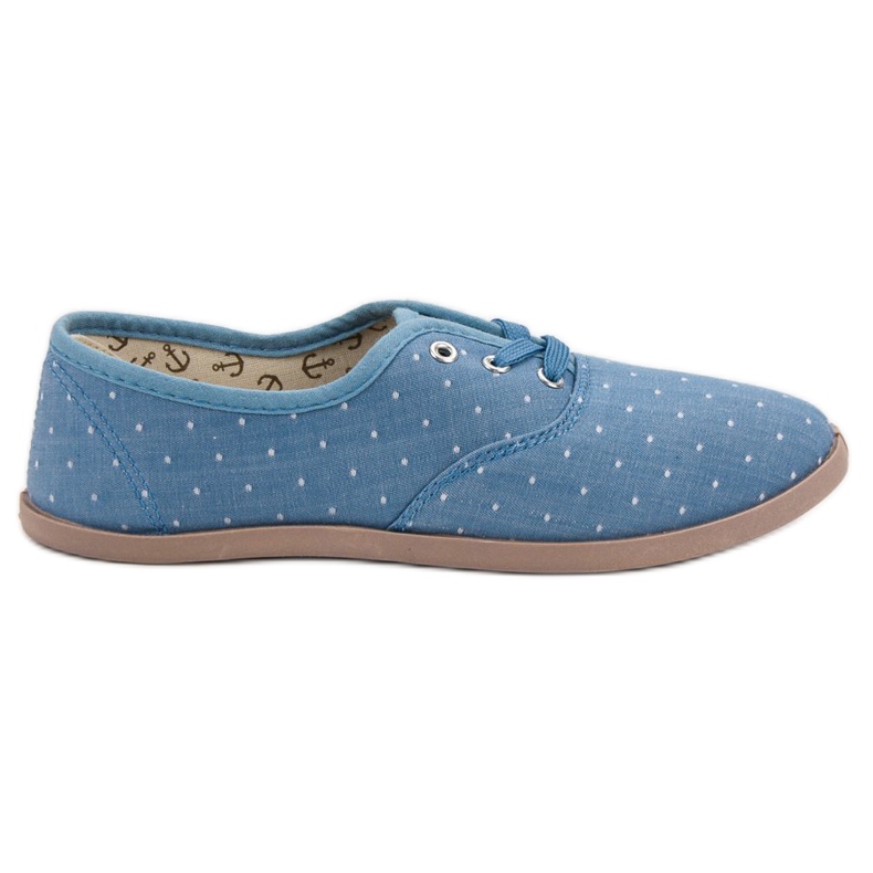 Tenisice s točkicama plava