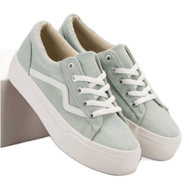 Kylie Modne zelene tenisice zelena